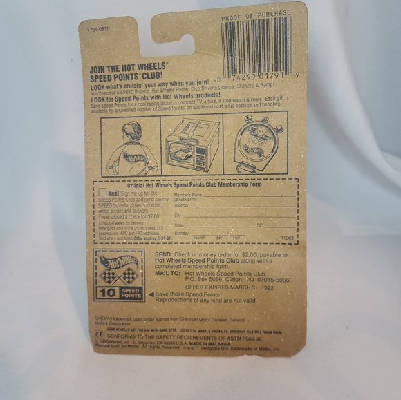 Hot Wheels Chevy Stocker 1991 - Picture 4 of 4